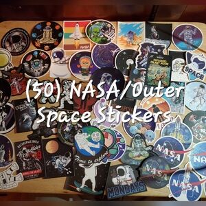 (50) NASA/Outer Space Sticker Lot
